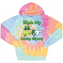 Unisex Tie-Dye Fleece Hoodie