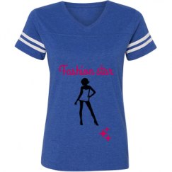 Ladies Relaxed Fit Vintage Sports Tee