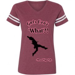 Ladies Relaxed Fit Vintage Sports Tee