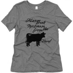 Ladies Relaxed Fit Super Soft Triblend Tee