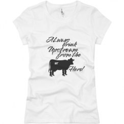 Ladies Slim Fit Basic Promo Jersey Tee