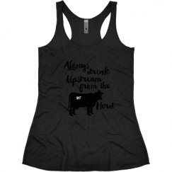 Ladies Slim Fit Super Soft Racerback Triblend Tank