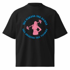 Unisex Organic Oversized High Neck T-Shirt