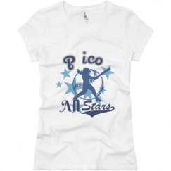 Ladies Slim Fit Basic Promo Jersey Tee