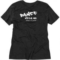 Ladies Relaxed Fit Super Soft Triblend V-Neck Tee