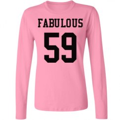 Ladies Relaxed Fit Basic Long Sleeve Tee