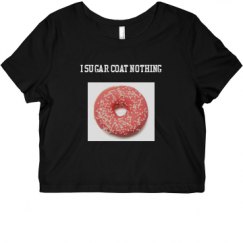 Ladies Slim Fit Crop Top Tee