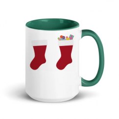15oz Ceramic Mug with Color Inside