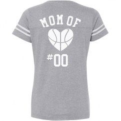 Ladies Relaxed Fit Vintage Sports Tee