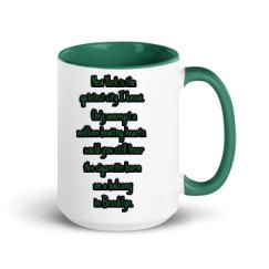 15oz Ceramic Mug with Color Inside