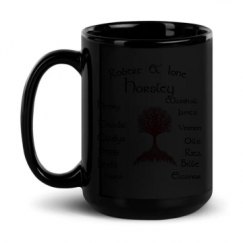 15oz Black Glossy Mug