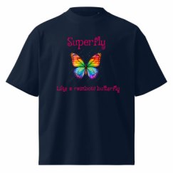 Unisex Organic Oversized High Neck T-Shirt