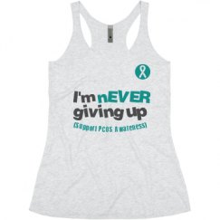 Ladies Slim Fit Super Soft Racerback Triblend Tank