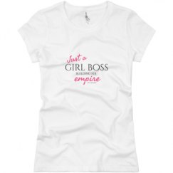 Ladies Slim Fit Basic Promo Jersey Tee