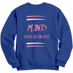 Unisex Film and Foil Crewneck Sweatshirt
