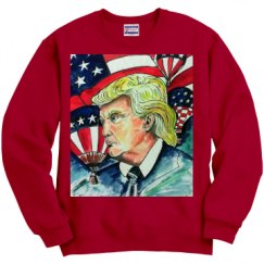 Unisex Film and Foil Crewneck Sweatshirt