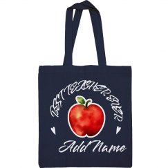monogrammed teacher bag