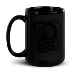 15oz Black Glossy Mug