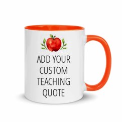 11oz Ceramic Mug with Color Inside