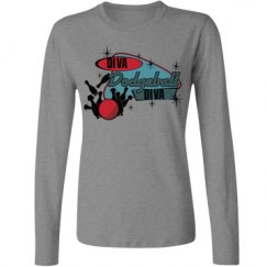 Ladies Relaxed Fit Basic Long Sleeve Tee