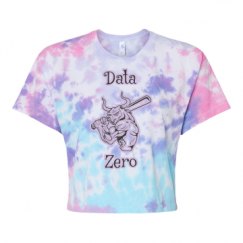 Women's Tie Dye Crop Top Tee