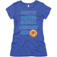 Ladies Slim Fit Super Soft Triblend Tee