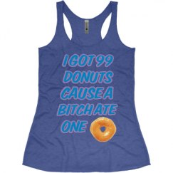 Ladies Slim Fit Super Soft Racerback Triblend Tank