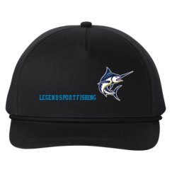 Snapback Five-Panel Rope Hat