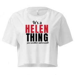 Ladies Festival Cali Crop Top Tee