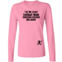 Ladies Relaxed Fit Basic Long Sleeve Tee