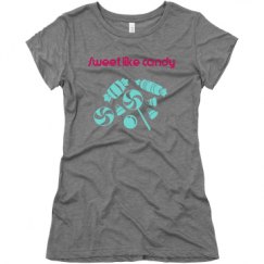 Ladies Slim Fit Super Soft Triblend Tee