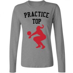 Ladies Relaxed Fit Basic Long Sleeve Tee