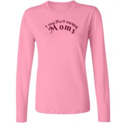 Ladies Relaxed Fit Basic Long Sleeve Tee