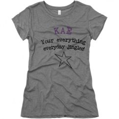 Ladies Slim Fit Super Soft Triblend Tee