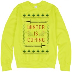 Unisex Neon Crewneck Sweatshirt