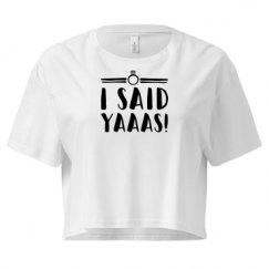 Ladies Festival Cali Crop Top Tee