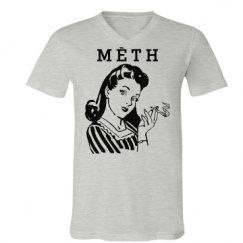 Unisex V-Neck Jersey Tee