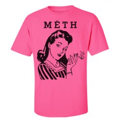 Unisex Ultra Cotton Safety Neon Crewneck Tee