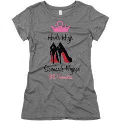 Ladies Slim Fit Super Soft Triblend Tee