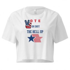 Ladies Festival Cali Crop Top Tee