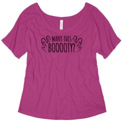 Ladies Flowy Slouchy Tee