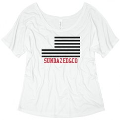 Ladies Flowy Slouchy Tee