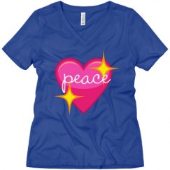 Ladies Relaxed Fit V-Neck Tee