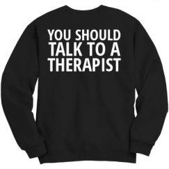 Unisex Film and Foil Crewneck Sweatshirt