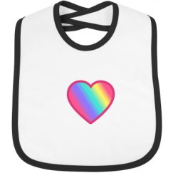 Infant Contrast Trim Bib