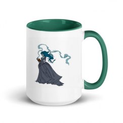 15oz Ceramic Mug with Color Inside