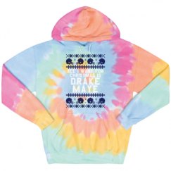 Unisex Tie-Dye Fleece Hoodie