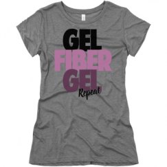 Ladies Slim Fit Super Soft Triblend Tee