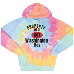 Unisex Tie-Dye Fleece Hoodie