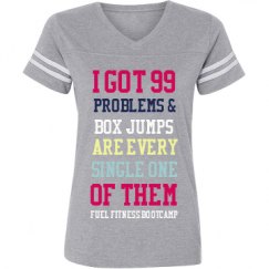 Ladies Relaxed Fit Vintage Sports Tee